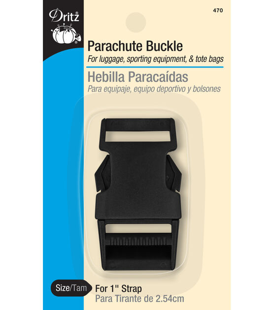 Webbing Strap Black Side Release Plastic Buckle Clip Craft Bag For