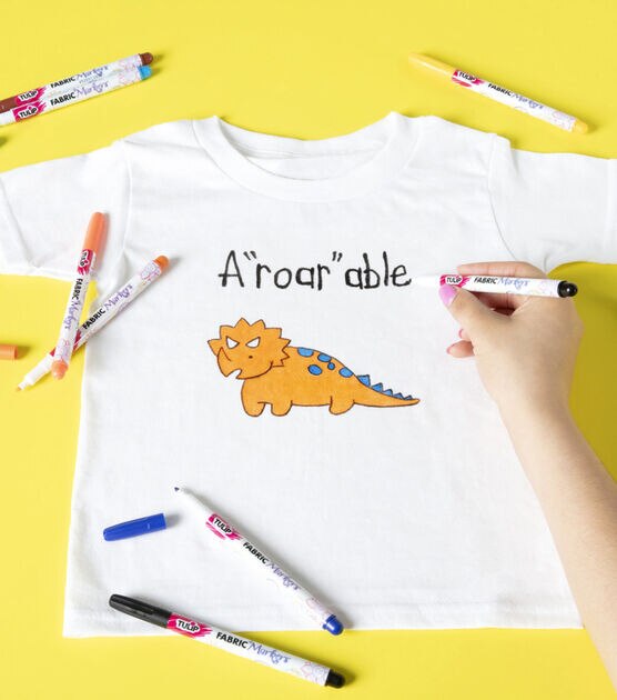 20 Permanent Fabric Pens: washable fabric markers are perfect T-shirt  designs