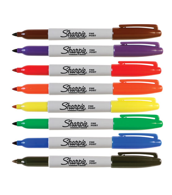 Sharpie Fine Point Marker Set of 8 with Pouch