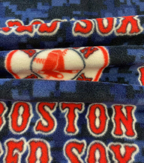 Fabric Traditions Boston Red Sox Fleece Fabric Digital, , hi-res, image 2