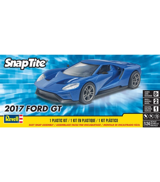 Revell Snap Tite 2017 Ford GT Car Plastic Model Building Kit