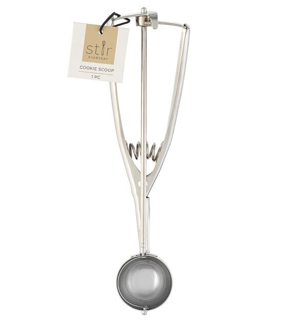  Small Cookie Scoop, 1 tablespoon/ 15 ml, 1 13/32 inches / 36 mm  Ball, 18/8 Stainless Steel, Secondary Polishing: Home & Kitchen
