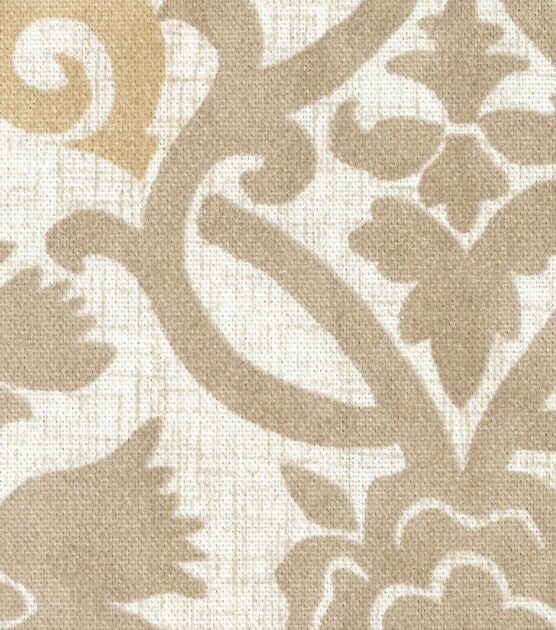 Waverly Upholstery Fabric 54'' Anika Flax, , hi-res, image 3