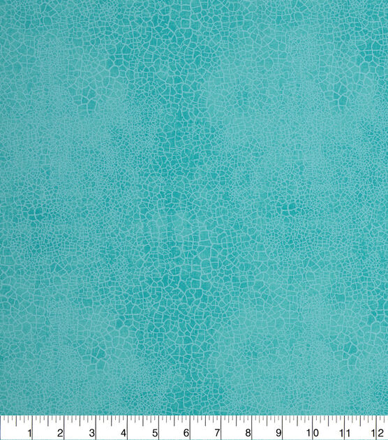 Turquoise Snake Blender Quilt Cotton Fabric by Keepsake Calico, , hi-res, image 2