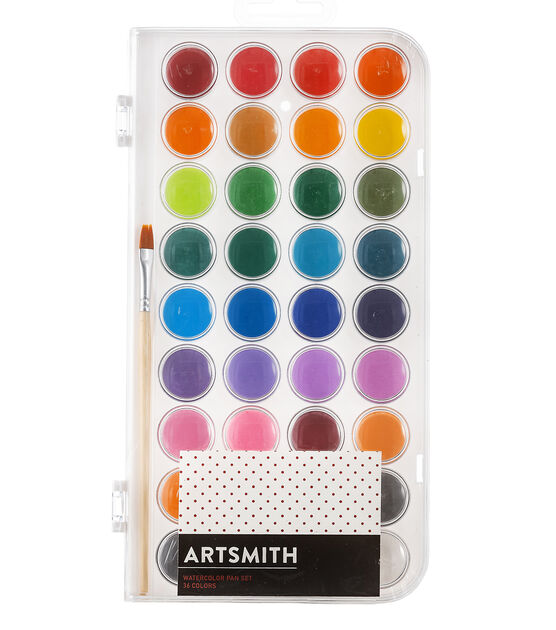 Kids Watercolor Kit, 36 Colors + 1 Water Brush Pen