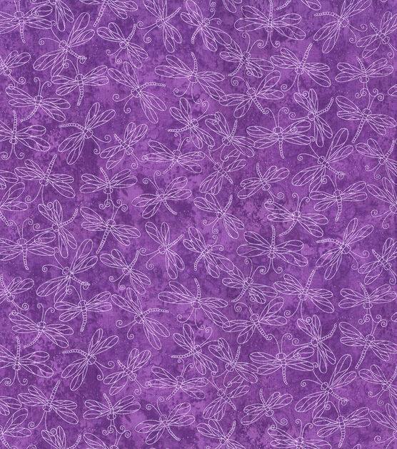 Fabric Traditions Dragonflies Quilt Cotton Fabric by Keepsake Calico, , hi-res, image 1
