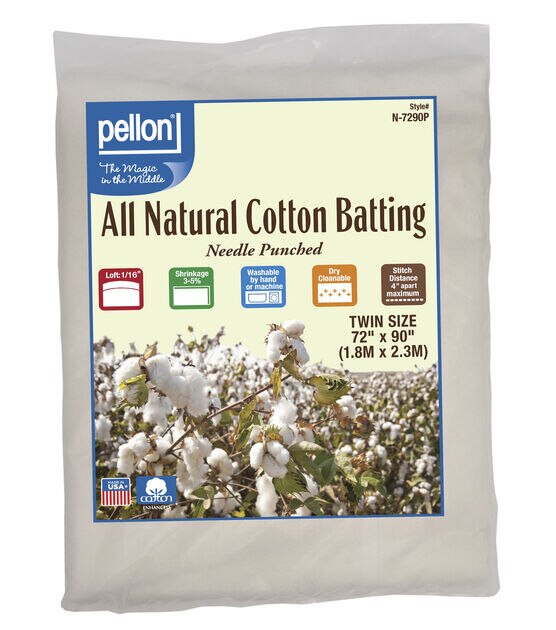 Pellon All Natural Cotton Batting Twin