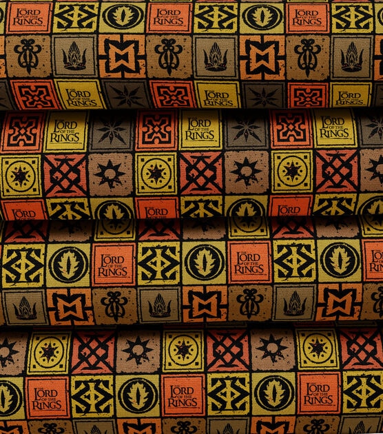 Lord of the RingsTiled Symbols  Cotton Fabric, , hi-res, image 3