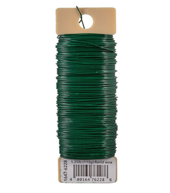 22 Gauge Green Paddle Wire by Bloom Room