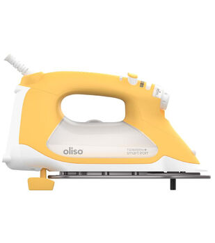 OLISO Yellow Mini Project Iron with Trivet - 854537008028 Quilting Notions