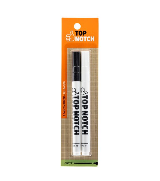 2ct Fine Tip Paint Markers by Top Notch, , hi-res, image 1