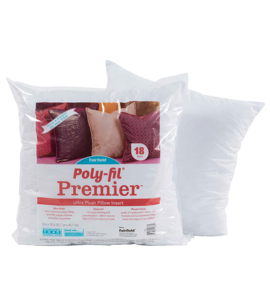 Poly Fil Premier 18x18" Accent Pillow Insert, , hi-res, image 5
