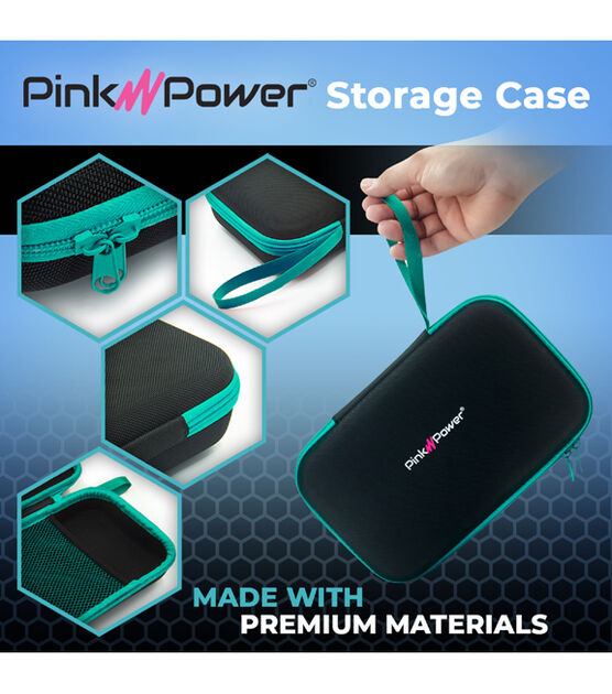 Pink Power 10in Aqua Splash Storage Case, , hi-res, image 4