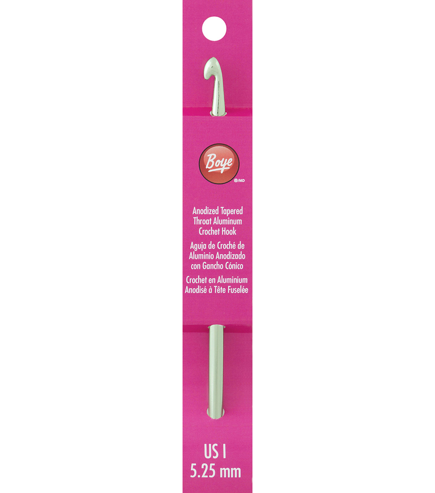 Boye Aluminum Crochet Hooks, I/5.25mm, hi-res
