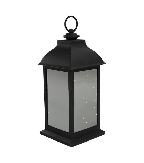 Northlight 12.4-Inch LED Battery Operated Lantern White Flickering Light