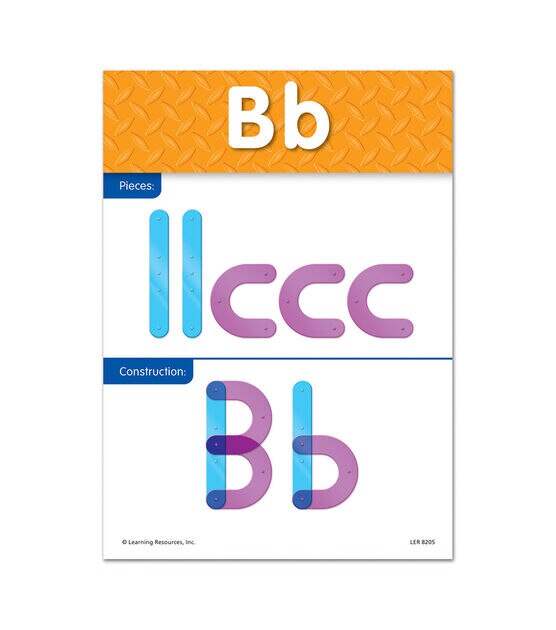 Learning Resources 73ct Letter Construction Activity Set, , hi-res, image 3