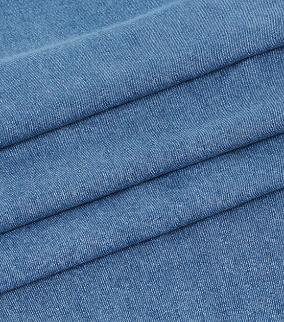 Denim Blue Jean Fabric Squares 12 X 12 Lot of 5 