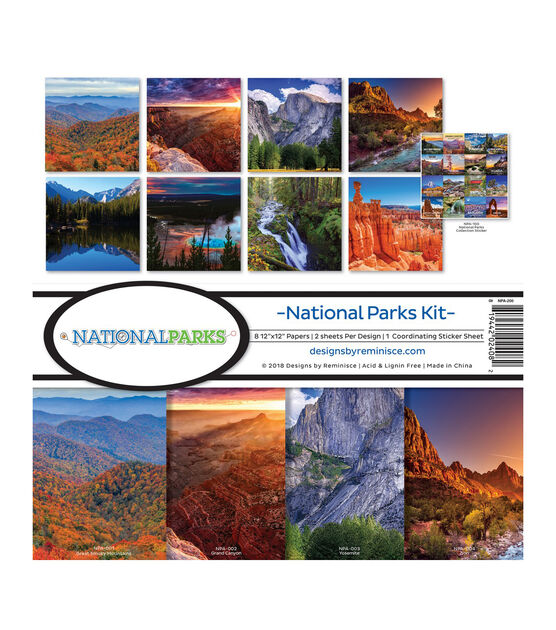 Reminisce National Parks 12''x12'' Collection Kit