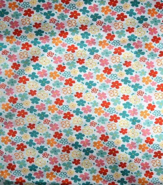 Multi Mini Floral Charmeuse Fabric, , hi-res, image 3