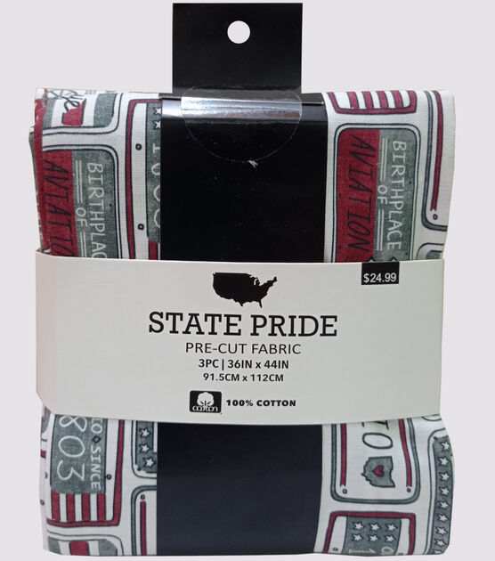 Ohio State Pride Cotton Fabric Quarter Bundle