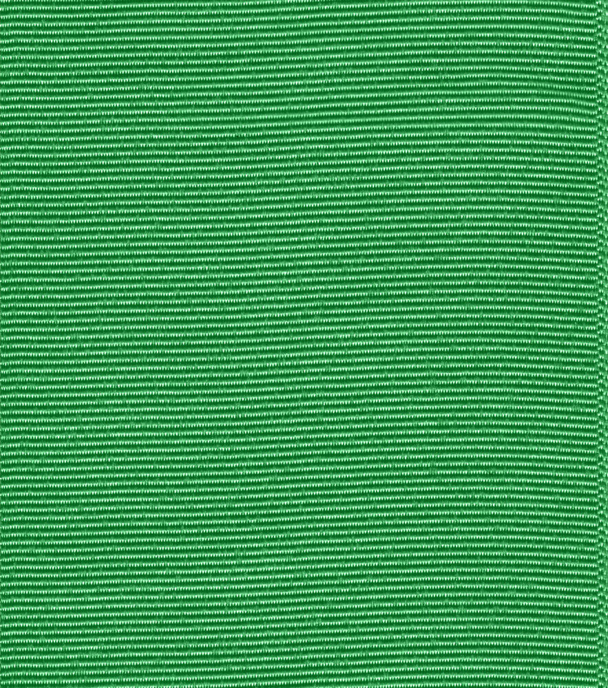 Offray 3"x9' Grosgrain Solid Ribbon, Emerald Green, swatch