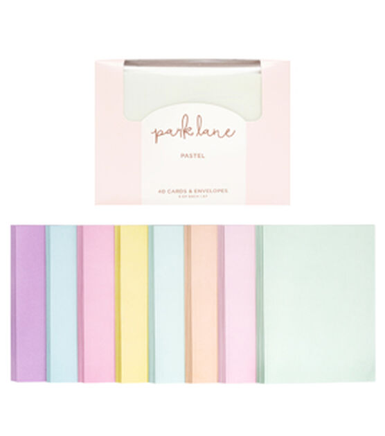 80ct Pastel A7 Cards & Envelopes by Park Lane, , hi-res, image 5