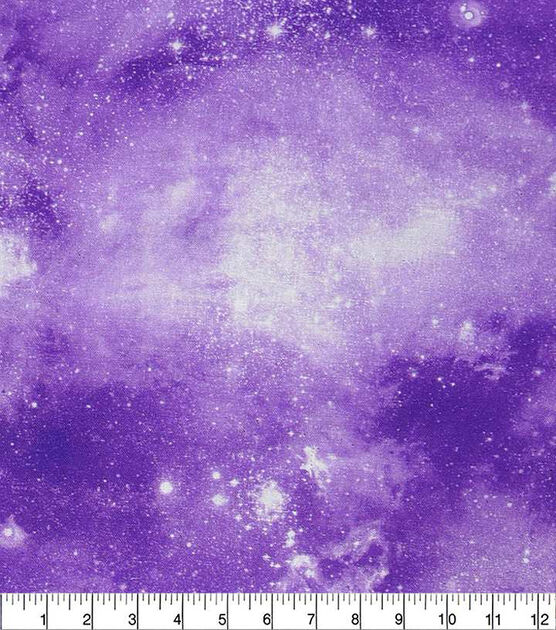Purple Galaxy Quilt Cotton Fabric by Keepsake Calico