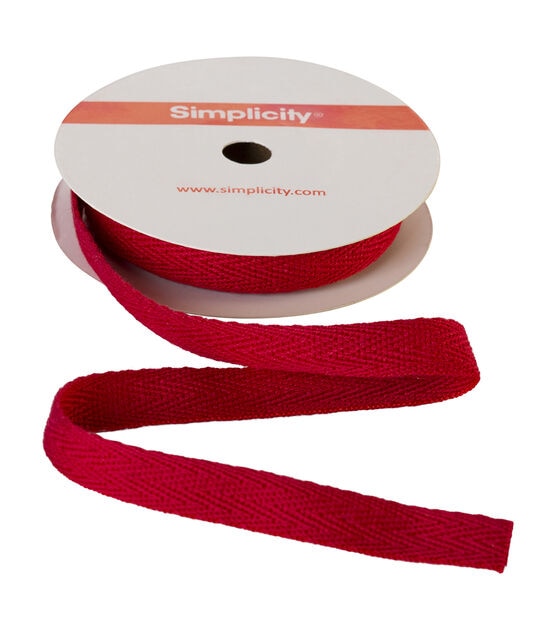Red Cotton Twill Tape (2/50mm wide)