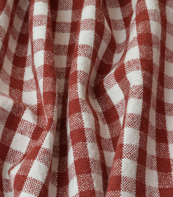 P/K Lifestyles Logan Check Peppermint Linen Blend Multi-Purpose Fabric, , hi-res, image 2