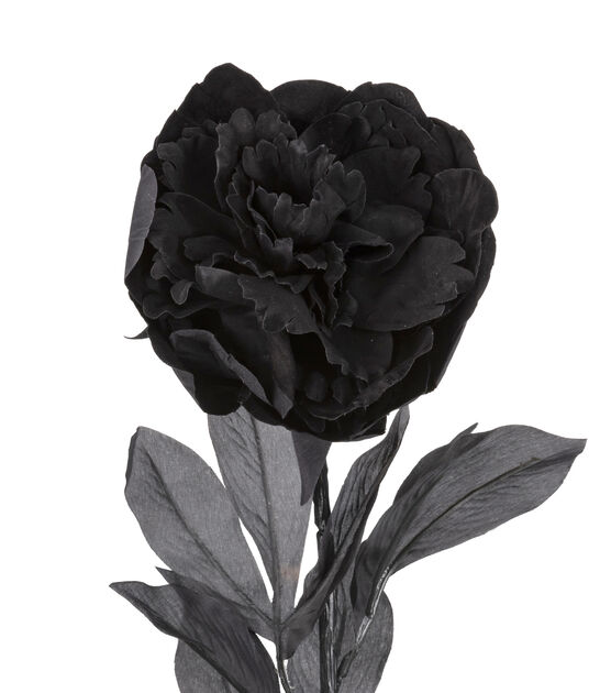 32" Black Peony Stem by Bloom Room, , hi-res, image 2