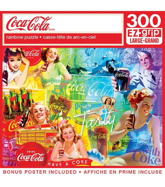 MasterPieces 18 x 24 Coca Cola Rainbow Jigsaw Puzzle 300pc