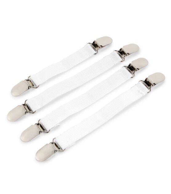 Dritz Ironing Board Cover Fasteners, White, 4 pc, , hi-res, image 2