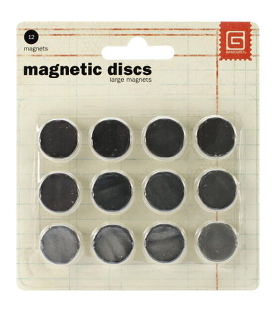 Magnetic Discs .625" 12 Pkg 1/32" Thick