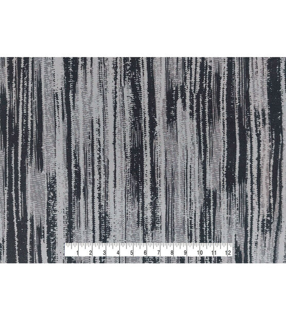 Raining Grey Cotton Canvas Fabric, , hi-res, image 4