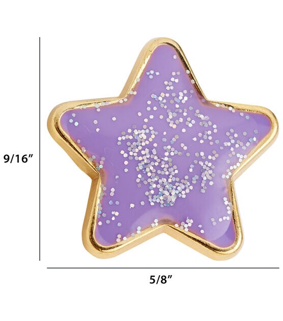 La Mode 5/8" Pastel Star Shank Buttons 3ct, , hi-res, image 4