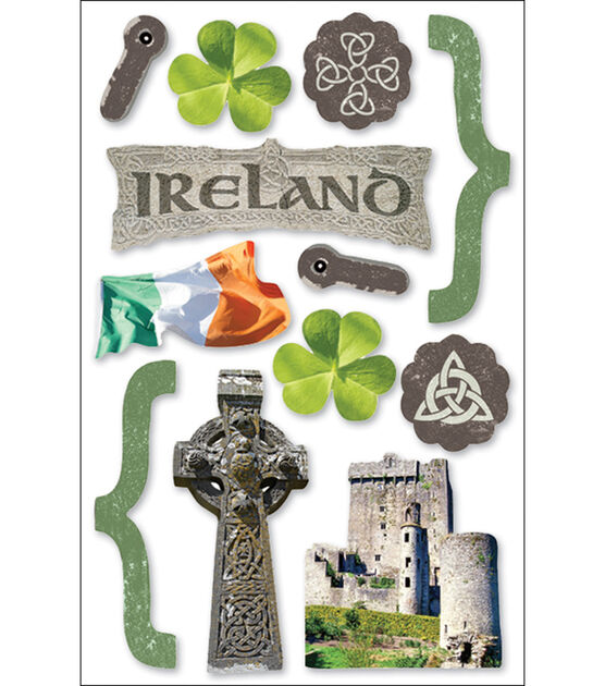 Paper House 3D Stickers Ireland