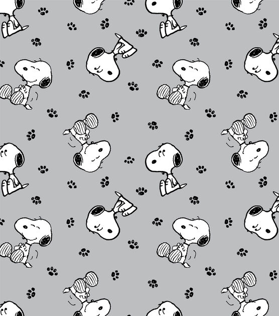 Peanuts Cotton Fabric Baby Snoopy Paw by Joann
