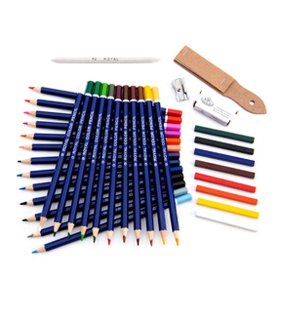 Royal Langnickel 36pc Colored Pencil Drawing Set, , hi-res, image 7