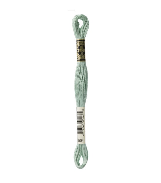 DMC 8.7yd Greens 6 Strand Cotton Embroidery Floss, , hi-res, image 1
