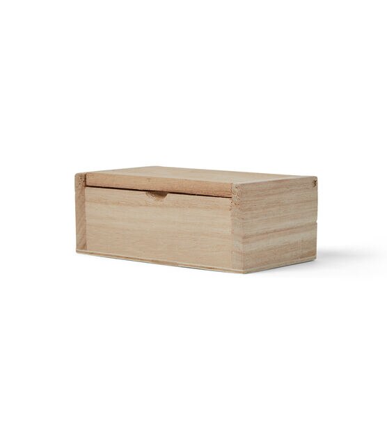4" Wood Toy Chest by Park Lane, , hi-res, image 2