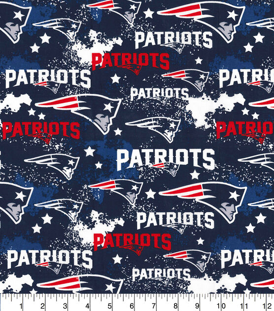 Fabric Traditions New England Patriots Cotton Fabric Distressed