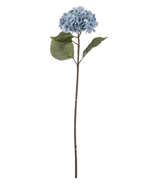28.5" Denim Blue Hydrangea Stem by Bloom Room