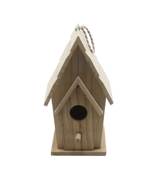 8" Wood Double Roof Birdhouse by Park Lane