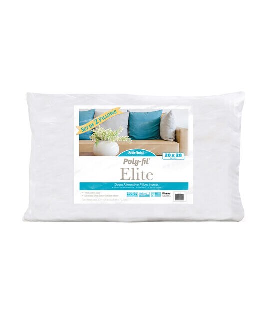 Poly Fil Elite 2 pk 20''x28'' Bed Pillows