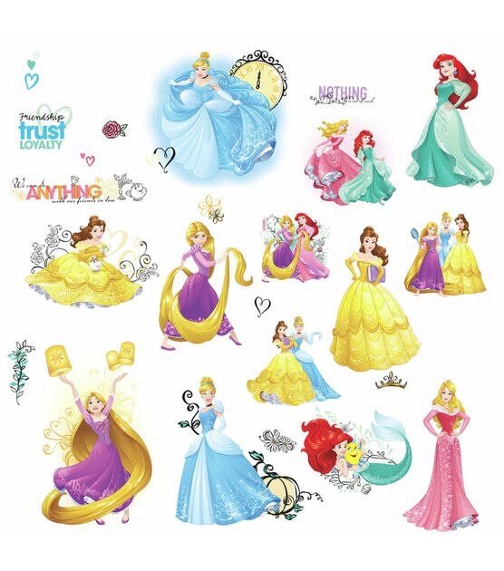 RoomMates Giant Graphic Disney Princess Friendship Adventures, , hi-res, image 2