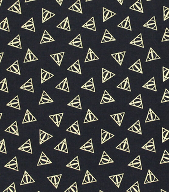 Harry Potter Cotton Fabric 44" Deathly Hallows