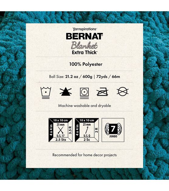 Bernat Blanket Extra Thick 72yds Jumbo Polyester Yarn, , hi-res, image 2