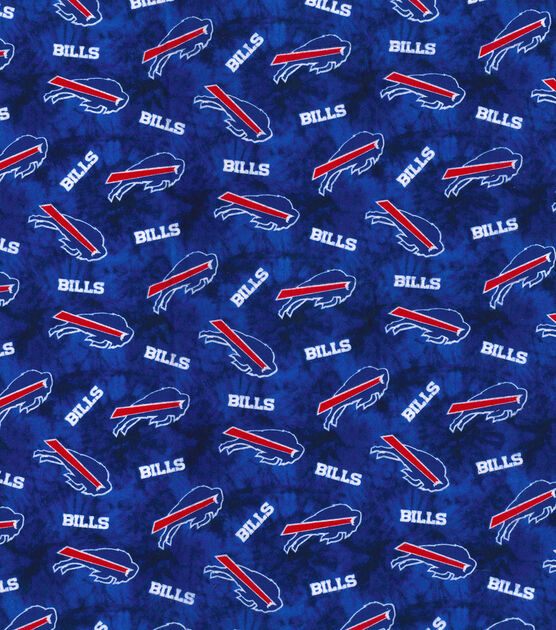 Fabric Traditions Buffalo Bills Flannel Fabric Tie Dye, , hi-res, image 2