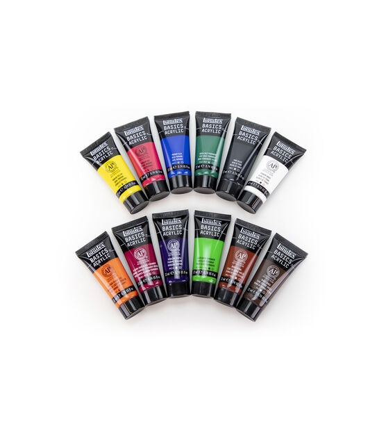 Liquitex Basics Acrylic Paint Tubes 12 Colors, , hi-res, image 2