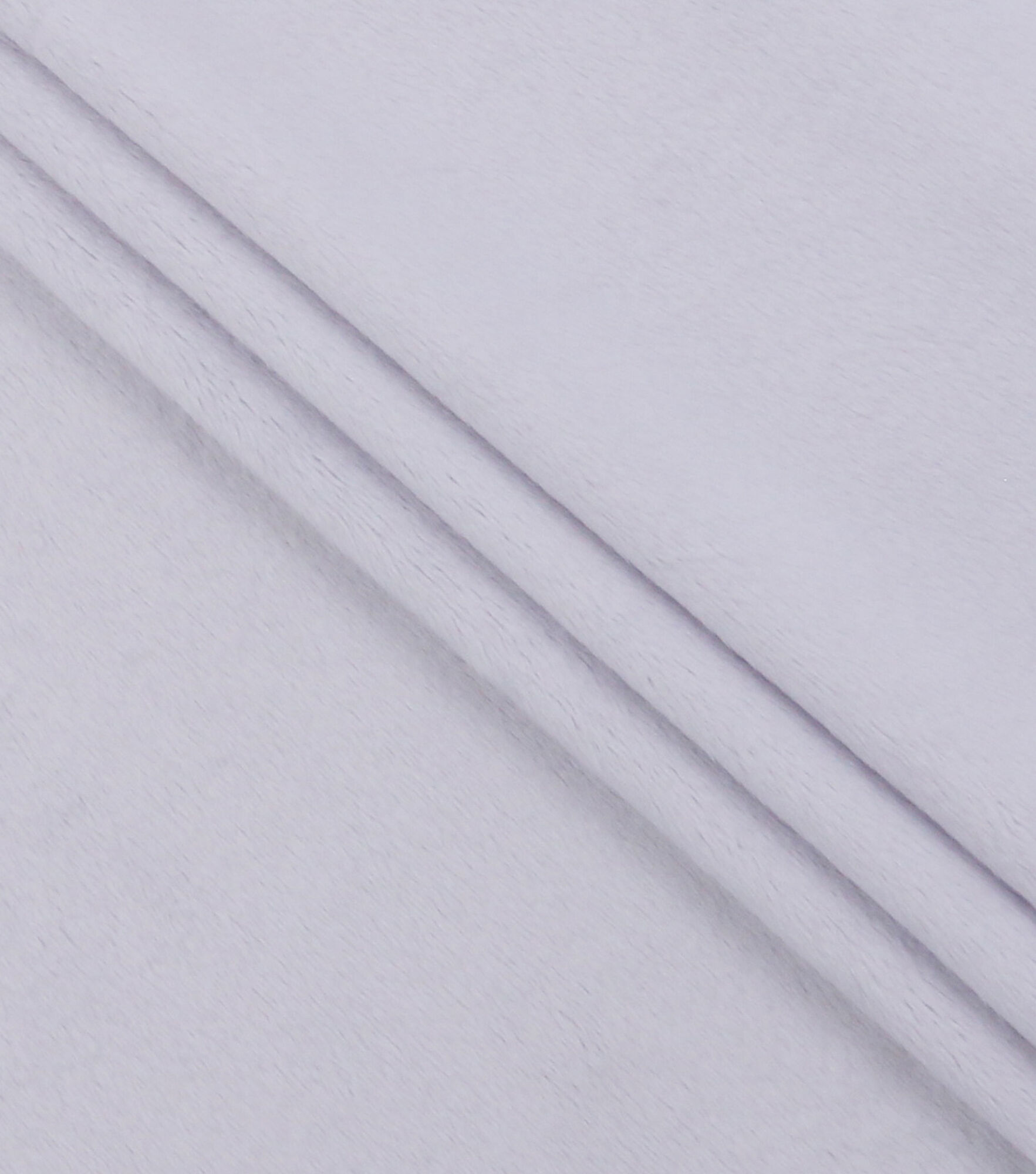 Soft & Minky Fleece Fabric  Solids, White, hi-res